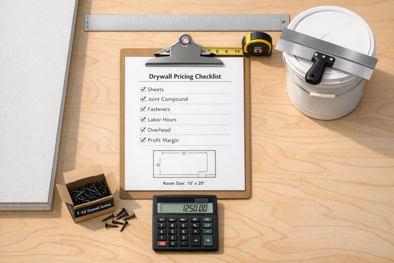 How to Price Drywall Jobs: Calculate Materials and Labor
