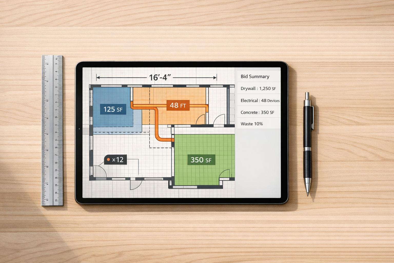 How Digital Takeoff Software Improves Bid Accuracy