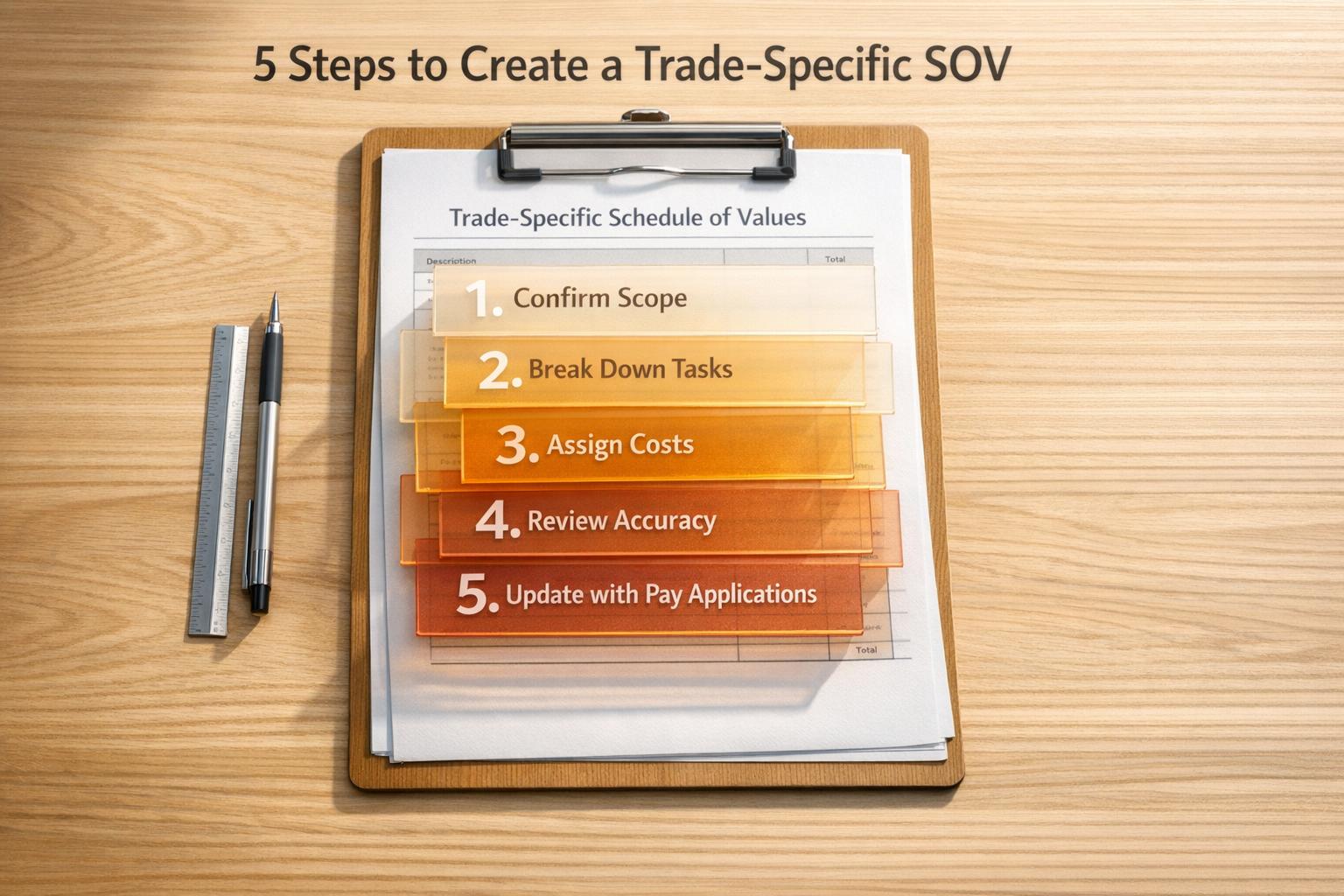 5 Steps to Create a Trade-Specific SOV