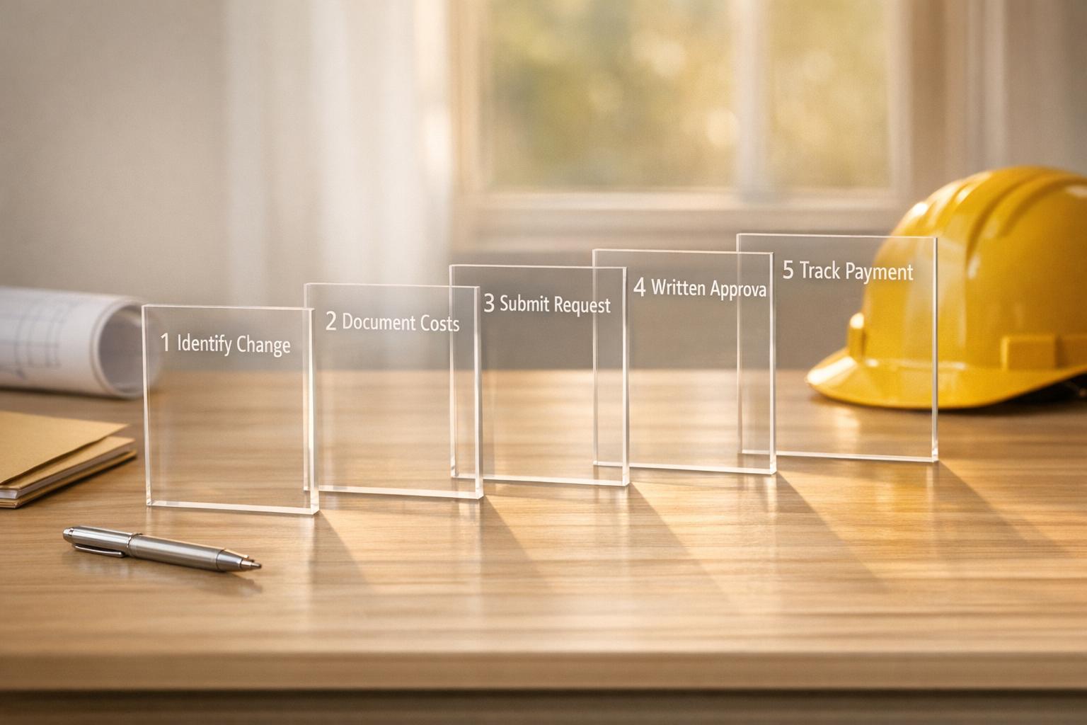 Change Order Process: Steps for Subcontractors